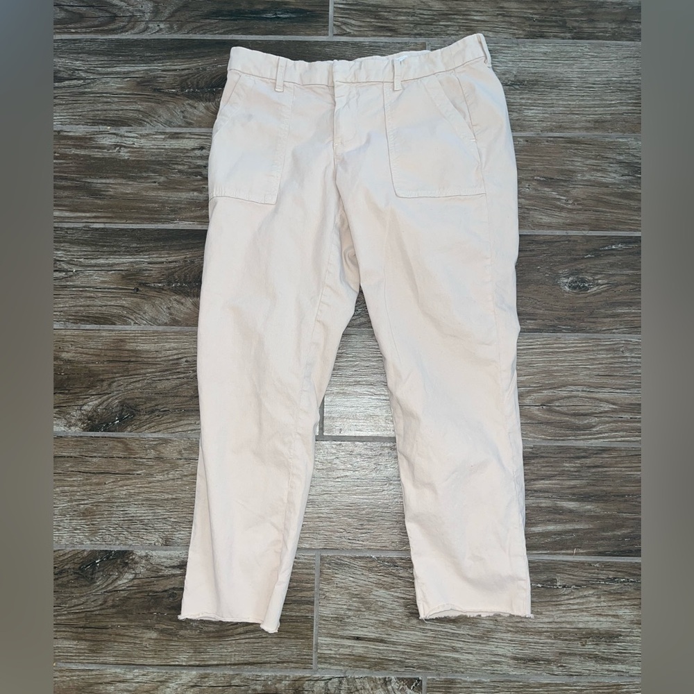 Frank & Eileen Blackrock cropped khaki pants